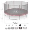 Trampolina ogrodowa 13ft/404cm z siatką zewnętrzną i drabinką Neo-Sport